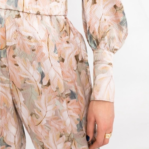 Forte Forte Fiandra Silk Leaf Print Pants NWT - Picture 2 of 10